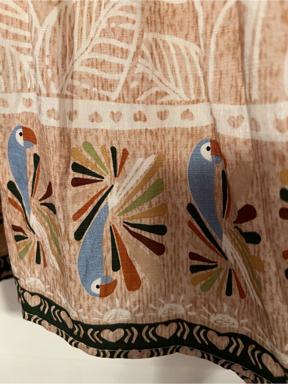 GiGiO Printed Boho Midi Dress | NWT | Size Large - Picture 4 of 9
